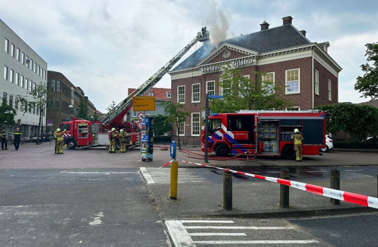 Brand kantoorpand Enschede